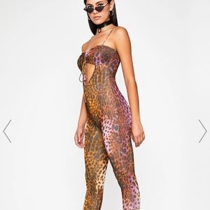 FEISTY N' FATAL LEOPARD CATSUIT
